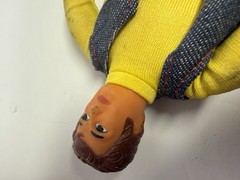 Vintage 1974 IDEAL Evel Knievel Road and Trail Figure Doll 7″ Exc. Cond. Rare!