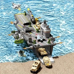 Ultimate Naval Defense Command Center – Aircraft Carrier & Vehicle Playset