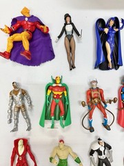 HUGE LOT OF 20 DC DIRECT JUSTICE LEAGUE FIGURES NEW GODS LEGION ZANTANA + MORE