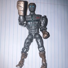 Real Steel Action 5” Figure Atom The Junkyard Bot Robot Jakks Pacific Punching