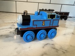 Thomas The Train 1994 Britt Allcroft 7 Piece Lot Wooden