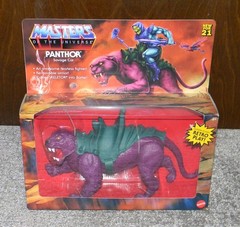Masters of the Universe Origins – Battle Cat, Stridor, Panthor He-Man & Sky Sled