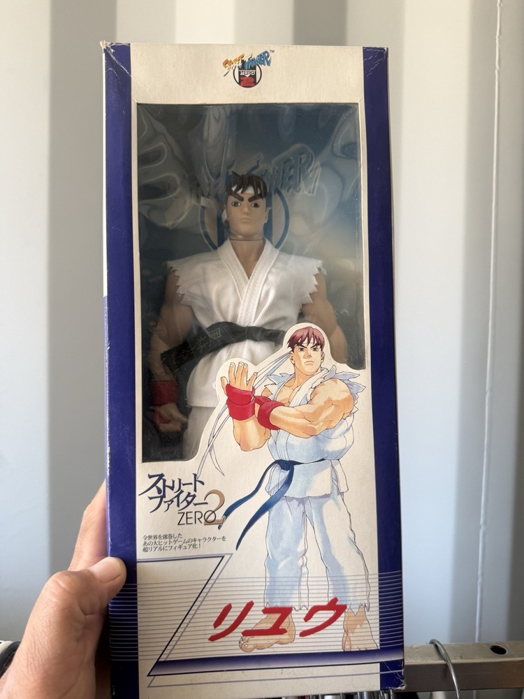 STREET FIGHTER ZERO 2 RYU 12-inch Alpha Capcom Japanese Figure/Doll box MIB