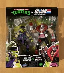 Playmates TMNT x G.I. JOE Mashup Complete Set of 4 Cobra Clash 2-Packs NEW