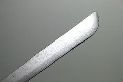 1/6 Scale Plastic Machete Silver Blade Black Handle 12″ GI Joe Figure Weapon