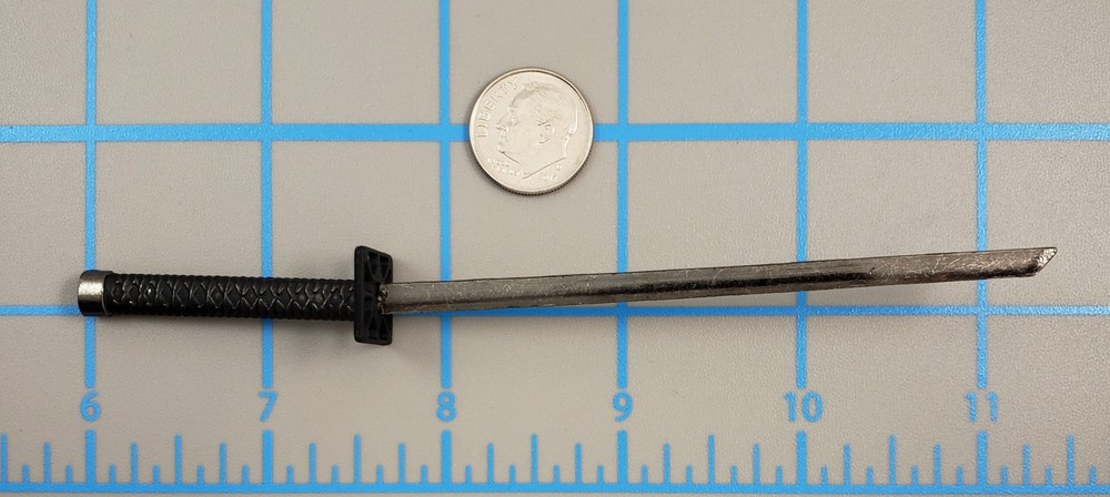 Crazy owners ninja metal sword 1/6 scale toys ignite Japanese samurai Asian used
