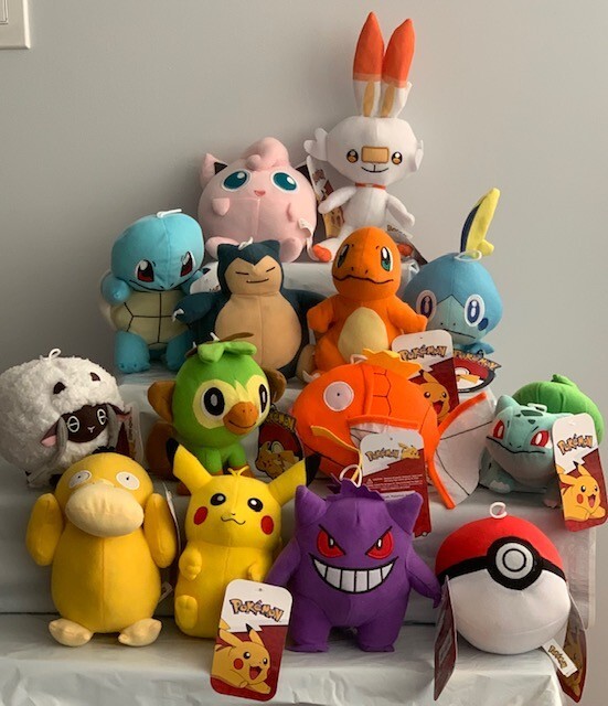 Pokemon Pikachu Bulbasaur Charmander Squirtle Plush Stuffed Animal 6″ Toy New