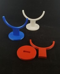 Custom GI Joe 3D printed Space Capsule stand multiple colors & glow in dark