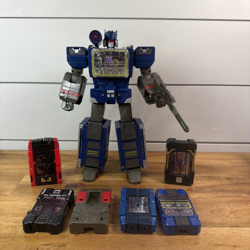 Transformers Soundwave & Doombox + Extras BumbleBee Greatest Hits *Custom Visor