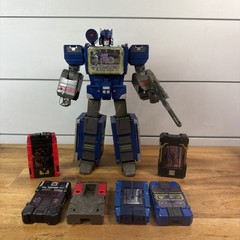 Transformers Soundwave & Doombox + Extras BumbleBee Greatest Hits *Custom Visor