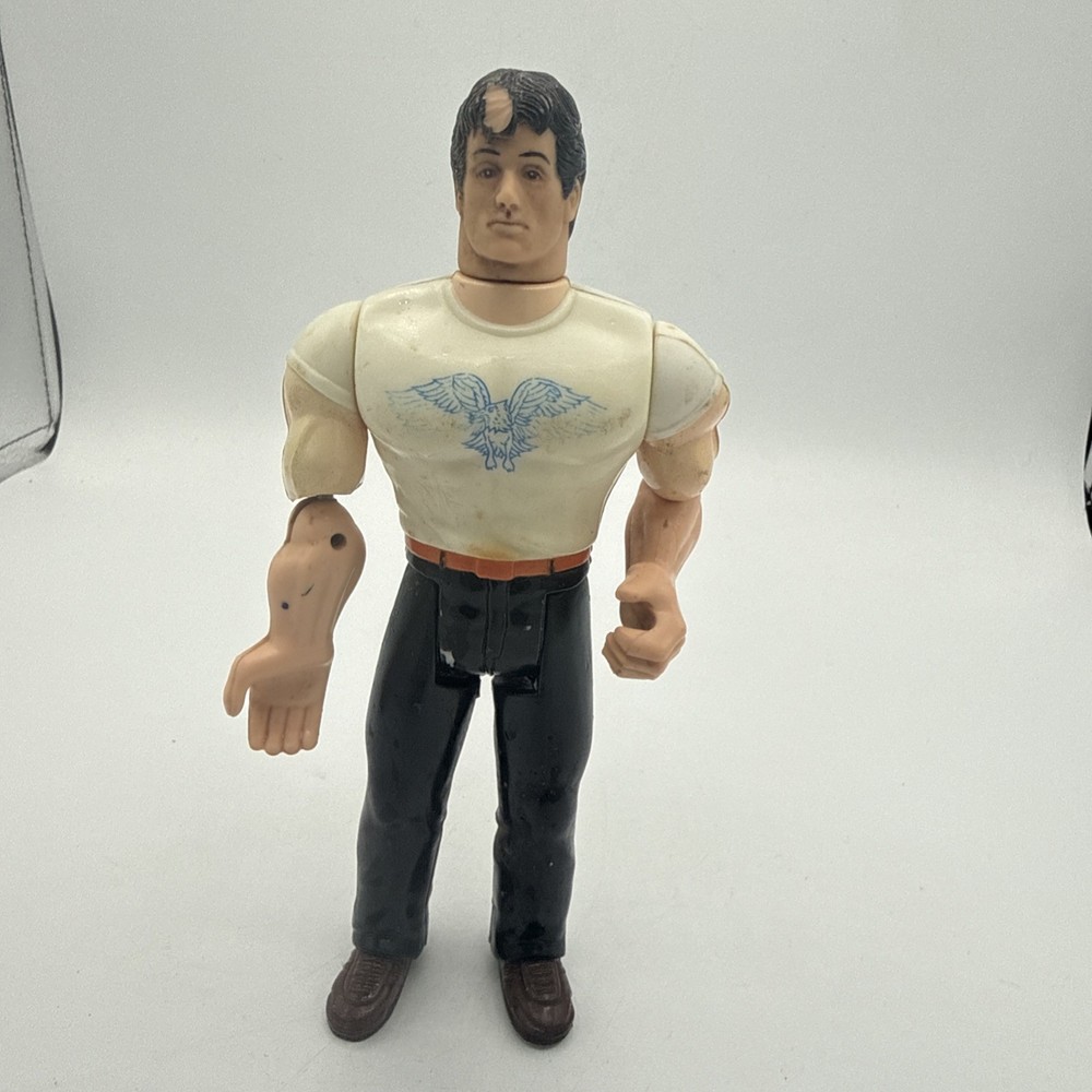 1985 SYLVESTER STALLONE LINCOLN HAWKS OVER THE TOP ARM WRESTLING CHAMPIONSHIP 8″