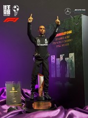 Lewis Hamilton 7x Champion Mercedes F1 1/6 Figure & Car Model – In Stock