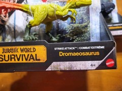 Jurassic World Survival Strike Attack DROMAEOSAURUS Park Dinosaur Mattel