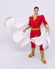 SU-MF-C-MVSZM: 1/12 Wired white cape with gold trim for McFarlane Movie Shazam