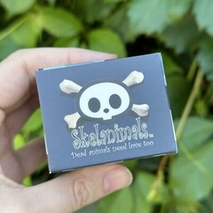 SEALED ORIGINAL BEAR SKELANIMALS ARTIST SERIES 2.5″ CHUNGKEE GLACIER BLUE RARE