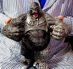 TMP King Kong 2020 Gorilla Action Figure Toy 13″ Red Eye Cyborg Monster Swivel