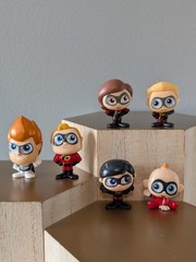 Incredibles Disney Doorables, Series 7, Complete Set Of 6 Items, Dash, Violet