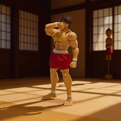 BW-BK-RST: 1/12 Fabric Red Shorts for Storm Arena Baki Hanma Figure