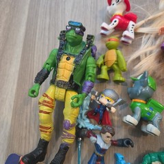 Mixed Lot Of 20 Toys Action Figure Toy Various Brands Heros Vehicle Hero
