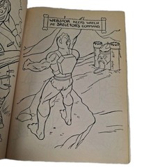 1985 Masters Of The Universe He-Man Skeletor Cover Coloring Book