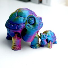 3D Printed Tortoise Model,Articulated Animals figure,Fidget Toys Home Decor