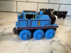 Thomas The Train 1994 Britt Allcroft 7 Piece Lot Wooden