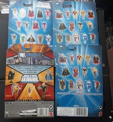 Mattel Justice League Unlimited Lot Hawk, Dove, The Atom, Batman