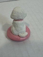 Vintage Puppy In My Pocket Bichon Frise Dog M.E.G Figure Toy
