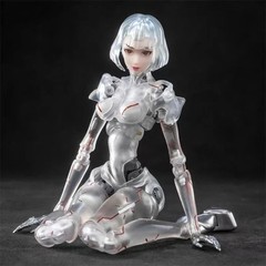 18CM Bone Workshop 1/12 AI Agent Lady Transparent Mechanical Figure Toy