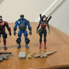 Greenbrier Final Faction Lot of 6 Figures Alpha Team Soldiers Accessories Weapon
