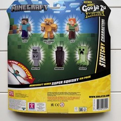 Minecraft Heroes of Goo Jit Zu Mini Figure 6-pack stretchy characters NEW IN BOX