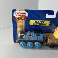 Fisher-Price Thomas & Friends Wooden Railway Real Wood Happy Birthday Thomas