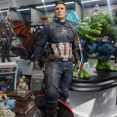 40cmH The Avengers Captain America Figure Model Statues Ornament Collection Gift