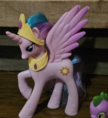 My Little Pony G4 MLP FIM Royal Castle Friends Spike Celestia Figure Set