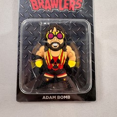 Lot of 3 New/Sealed Micro Brawler Figures: Adam Bomb Harley Race & Awesome Kong