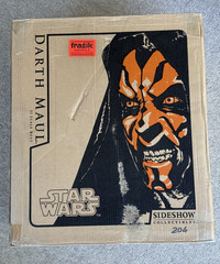 New, unopened Sideshow Collectibles DARTH MAUL Life-sized Bust 2006 Star Wars