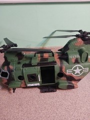 Chap Mei 18″ Long Soldier A Force Chinook Military Helicopter NOT COMPLETE parts