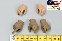 1/6 male army gloves Gun hands replacement D for Phicen Ganghood hot toys ❶USA❶