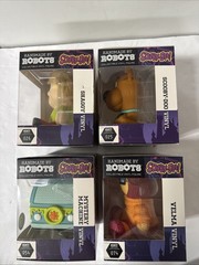 Scooby Doo Handmade By Robots Lot Of 4 Shaggy Velma Mystery Machine