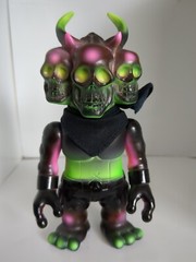 Lulubell X Realxhead Dokurocks Man Chaos RxH Real Head Skull Toys Kaiju Sofubi