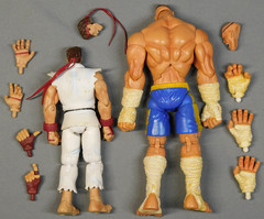 STREET FIGHTER 2-PACK RYU VS SAGAT SOTA TOYS EXCLUSIVE SET