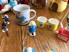 HUGE Vintage Smurfs Lot 1966–1983 PVC Plush Houses Accessories More AS IS Rare