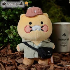 NEW Snow Peak x KAKAO Friends CHOONSIK Camper Plush Doll Keyring Limited Edition