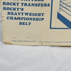 Original Vintage ROCKY BALBOA Action Figure PAC Phoenix Toys SEALED 1983 NEW