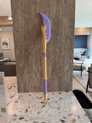 Demon Hunters Mira Spear Gokdo | 3D Printed Purple Gold Cosplay Prop Collectible