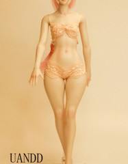 UDDOLL 1/6 Female Microemulsion Thick Leg Finger Bone Seamless Silicone Body Toy