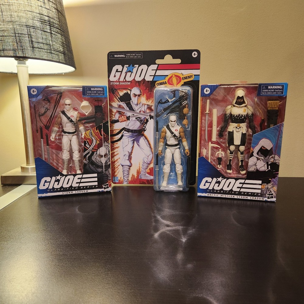 GI Joe Classified STORM SHADOW Walmart Exclusive, Storm Shadow #14 & #35 Lot 3