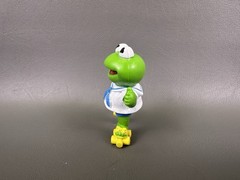 Vintage 1986 Muppet Babies Kermit The Frog Roller Skating 2.5” PVC Figure Cake X