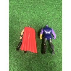 Thor & Thanos MCU Avengers 4 Superhero & Villain Action Figures Unbranded