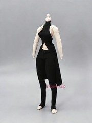 1/12 Female Tight Top Dress Pants Clothes Set For 6″ Romankey Action Figure Body